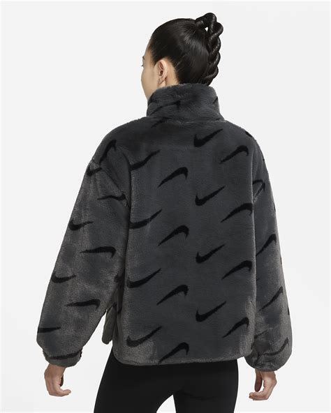 nike plüschjacke damen|Nike Sportswear Plush Kunstpelz.